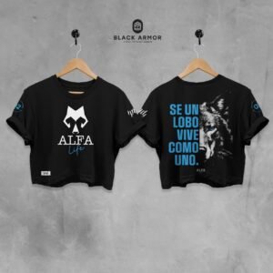 Playera corta Alfa Life Crop Top